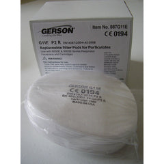 GERSON G11E P2 R REPLACEMENT FILTER PADS