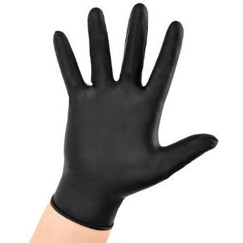 AURELIA BOLD Black Nitrile Powder Free Gloves
